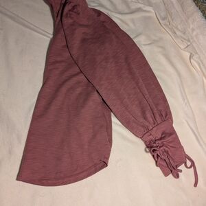 Dusty Rose Long Sleeve Top
